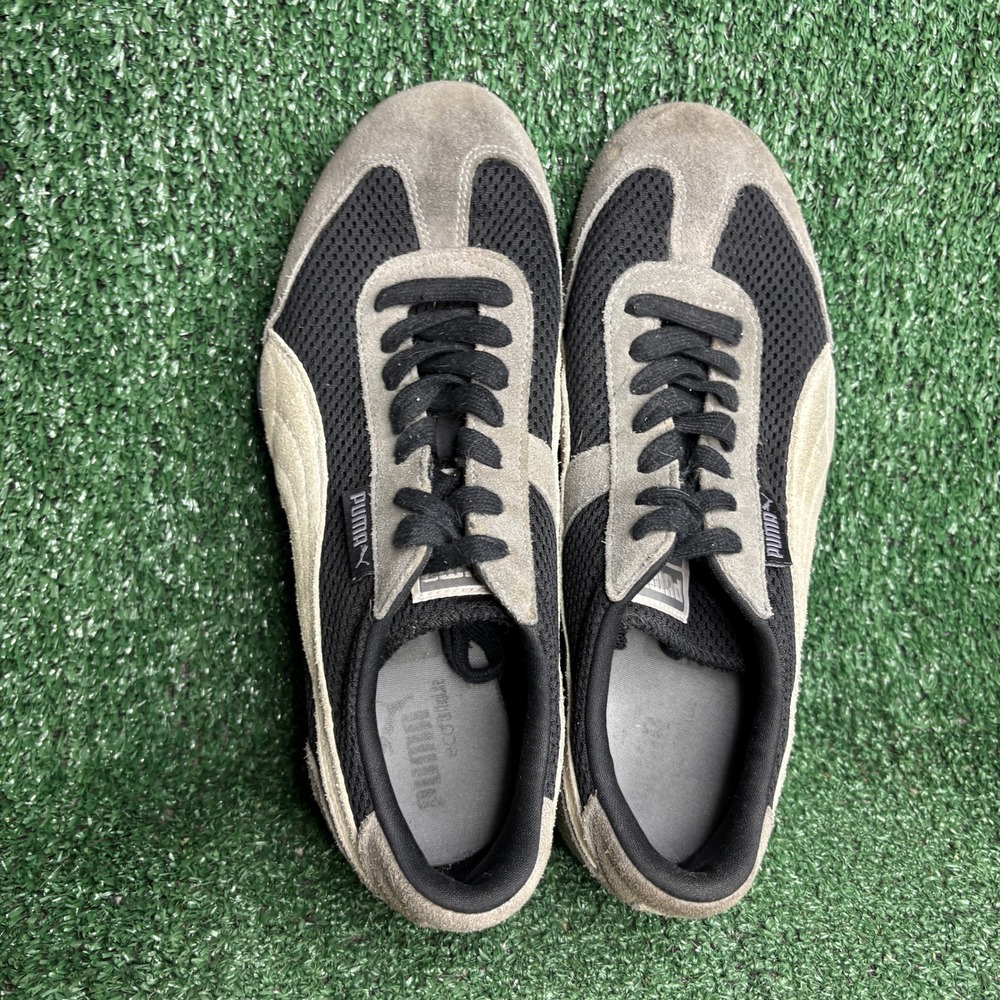 Puma H Street 355754 03 Running Mesh Suede‎ Low Top Sneaker Black Grey Mens 8 - Picture 5 of 9